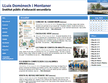 Tablet Screenshot of domenechimontaner.cat